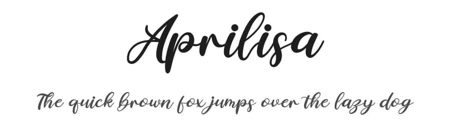 Aprilisa by Perspectype Studio - Letterena.com — Script Handwritten Font