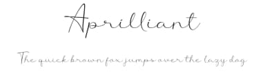 Aprilliant by Sibelumpagi — Script Handwritten Font — thumbnail 1