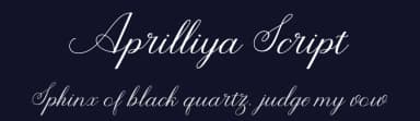 Aprilliya Script by Riza Haitami — Script Handwritten Font — thumbnail 2