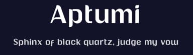 Aptumi by Eotype Type Foundry — Sans Serif Font — thumbnail 2