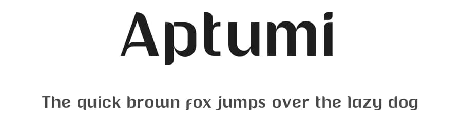 Aptumi by Eotype Type Foundry — Sans Serif Font