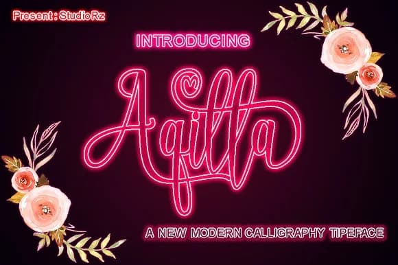Aqilla Font by BungCu.id — Script Handwritten Font — preview 1