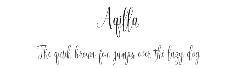 Aqilla by Studiorazi — Script Handwritten Font