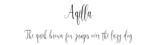 Aqilla by Studiorazi — Script Handwritten Font