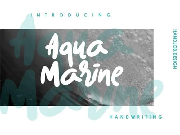 Aqua Marine Font by Hdjs.design — Script Handwritten Font