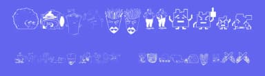 Aqua Teen Hunger by fontvir.us — Dingbats Font — thumbnail 3
