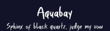 Aquabay by Scratch Design — Script Handwritten Font — thumbnail 2