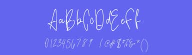 Aquamarine by Chris Glover — Script Handwritten Font — thumbnail 3