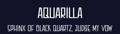 Aquarilla by Supersemar Letter — Sans Serif Font — thumbnail 2