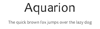 Aquarion by Jean Catalano — Sans Serif Font — thumbnail 1