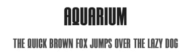 Aquarium by Scratchones — Sans Serif Font — thumbnail 1