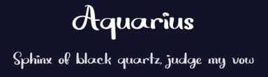 Aquarius by Erik Studio — Script Handwritten Font — thumbnail 2