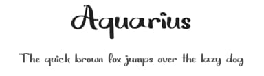 Aquarius by Erik Studio — Script Handwritten Font — thumbnail 1