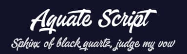 Aquate Script by Måns Grebäck — Script Handwritten Font — thumbnail 2