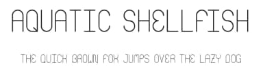 Aquatic Shellfish by Brixdee — Sans Serif Font — thumbnail 1