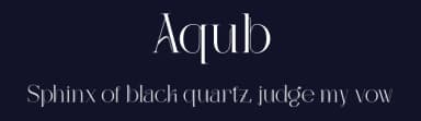Aqub by Nirmana Visual — Serif Font — thumbnail 2