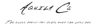 Aquila Cs by Nicolas Bruno — Script Handwritten Font — thumbnail 1