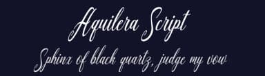 Aquilera Script by Aquilera Saiman — Script Handwritten Font — thumbnail 2