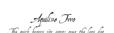 Aquiline Two by Manfred Klein — Script Handwritten Font — thumbnail 1