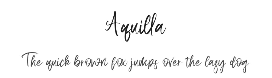 Aquilla by StringLabs Creative Studio — Script Handwritten Font
