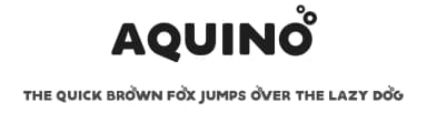 Aquino by Shaped Fonts — Sans Serif Font — thumbnail 1