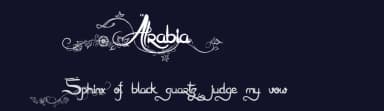 Arabia by Maelle.K | Thomas Boucherie — Script Handwritten Font — thumbnail 2