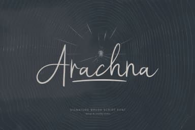 Arachna Font by trusthastd — Script Handwritten Font — thumbnail 1