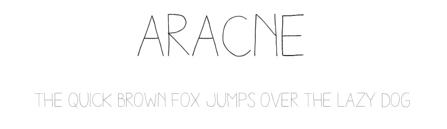 Aracne by Antipixel — Script Handwritten Font