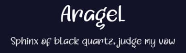 Aragel by twinletter — Script Handwritten Font — thumbnail 2