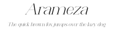 Arameza by Irfan Hidayat — Serif Font — thumbnail 1