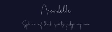 Arandelle by adesigncreatype — Script Handwritten Font — thumbnail 2