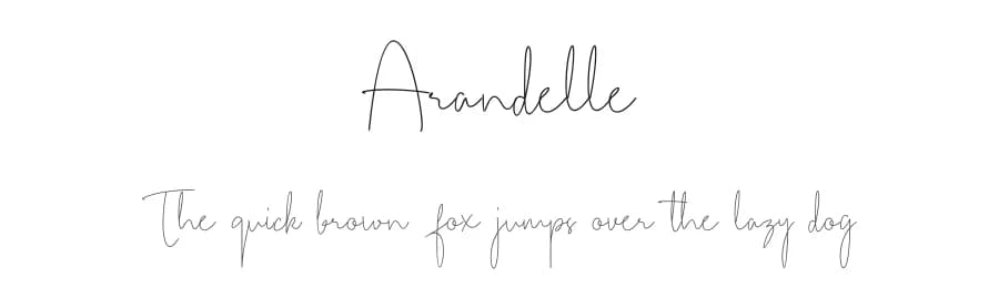 Arandelle by adesigncreatype — Script Handwritten Font
