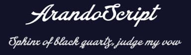 Arando Script by Måns Grebäck — Script Handwritten Font — thumbnail 2