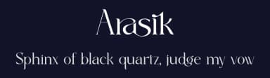 Arasik by Penatic Studio — Serif Font — thumbnail 2