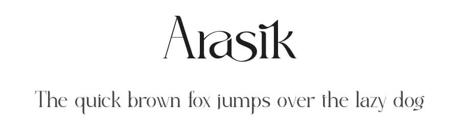 Arasik by Penatic Studio — Serif Font