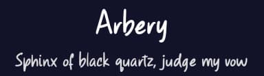 Arbery by Kong Font — Script Handwritten Font — thumbnail 2
