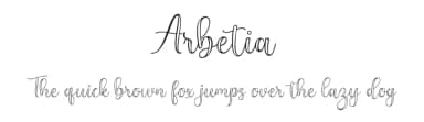 Arbetia by IM Studio — Script Handwritten Font — thumbnail 1