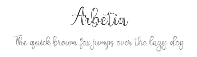Arbetia by IM Studio — Script Handwritten Font