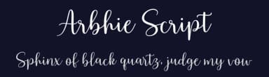 Arbhie Script by Zane Studio — Script Handwritten Font — thumbnail 2