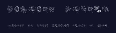 Arboris Folium by Andrew D. Taylor — Dingbats Font — thumbnail 2