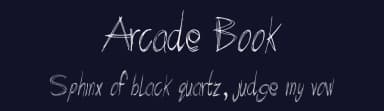 Arcade Book by JSH creates — Script Handwritten Font — thumbnail 2