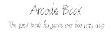 Arcade Book by JSH creates — Script Handwritten Font — thumbnail 1