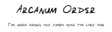 Arcanum Order by Eridan Lister — Script Handwritten Font — thumbnail 1