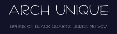 Arch Unique by Sabrina Teduh Alami — Script Handwritten Font — thumbnail 2