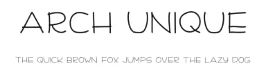 Arch Unique by Sabrina Teduh Alami — Script Handwritten Font — thumbnail 1