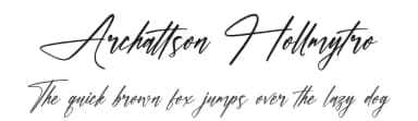 Archattson Hollmytro by Letterena Studios — Script Handwritten Font — thumbnail 1