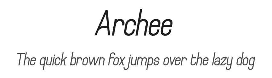 Archee by KaryAmo — Sans Serif Font