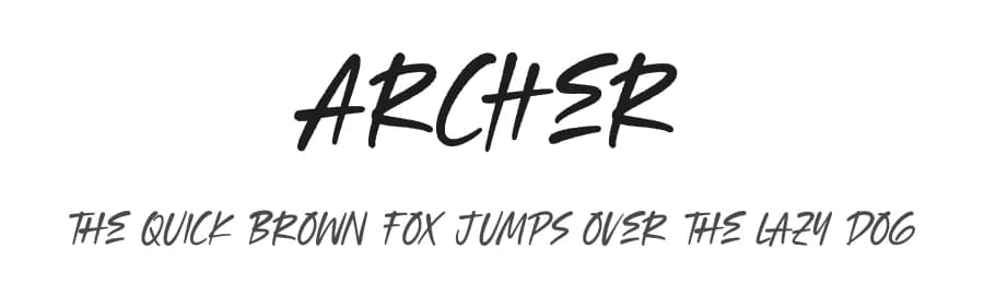 Archer by Alpaprana Studio — Script Handwritten Font