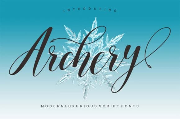 Archery Script Font by Encolab — Script Handwritten Font