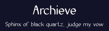 Archieve by weknow — Sans Serif Font — thumbnail 2
